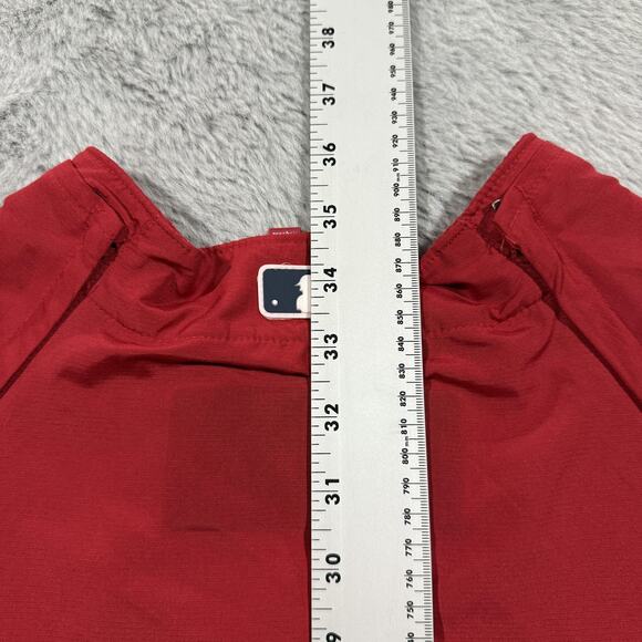 Washington Nationals Jacket Mens 2XL MLB Baseball Windbreaker 1/4 Zip Up Light - Picture 12 of 13